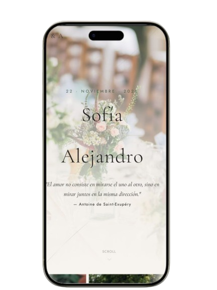 Invitación de boda - SAN MIGUEL- BUENOS AIRES