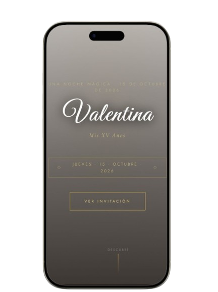 Invitación de XV años - MORENO- BUENOS AIRES